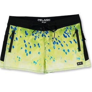 NWOT! PELAGIC Women's Ocean Master Shorts in Dorado Green - Size M